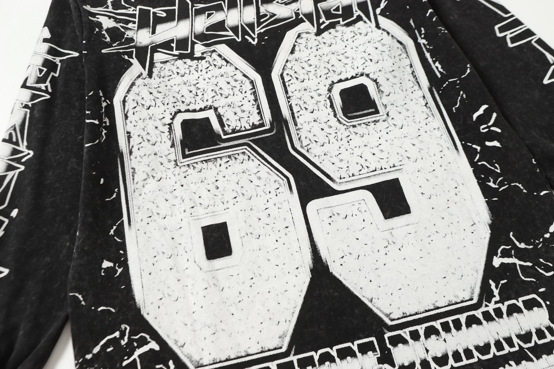 Hellstar Skull 69 Graphic Long-Sleeve T-Shirt — detail