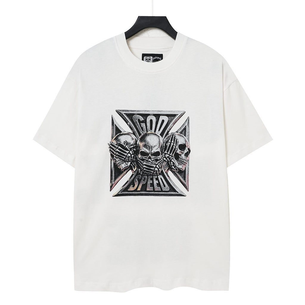 Godspeed Out of Many One Skull Graphic T-Shirt — hero