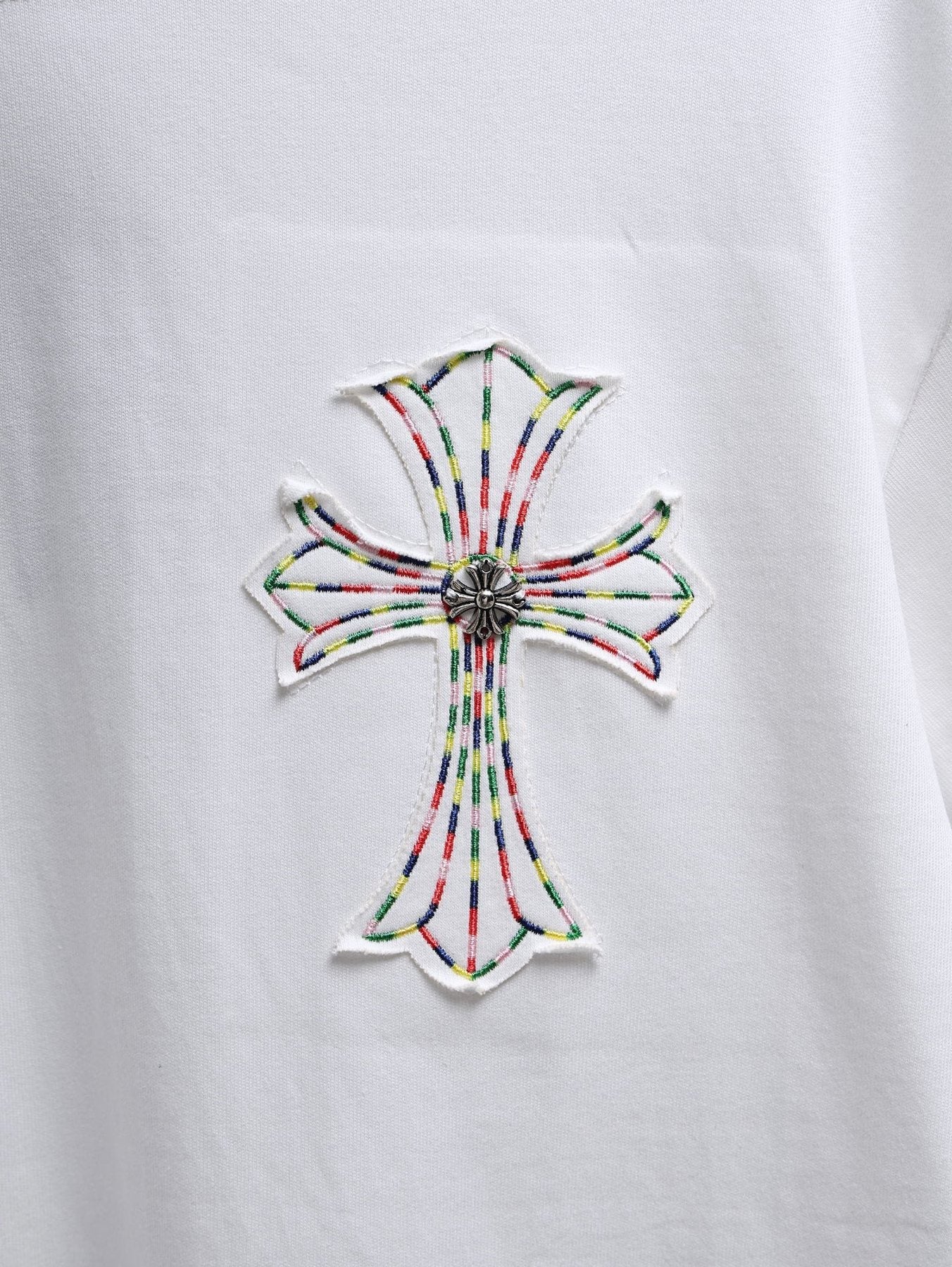 Chrome Hearts Ornate Cross Graphic T-Shirt — detail