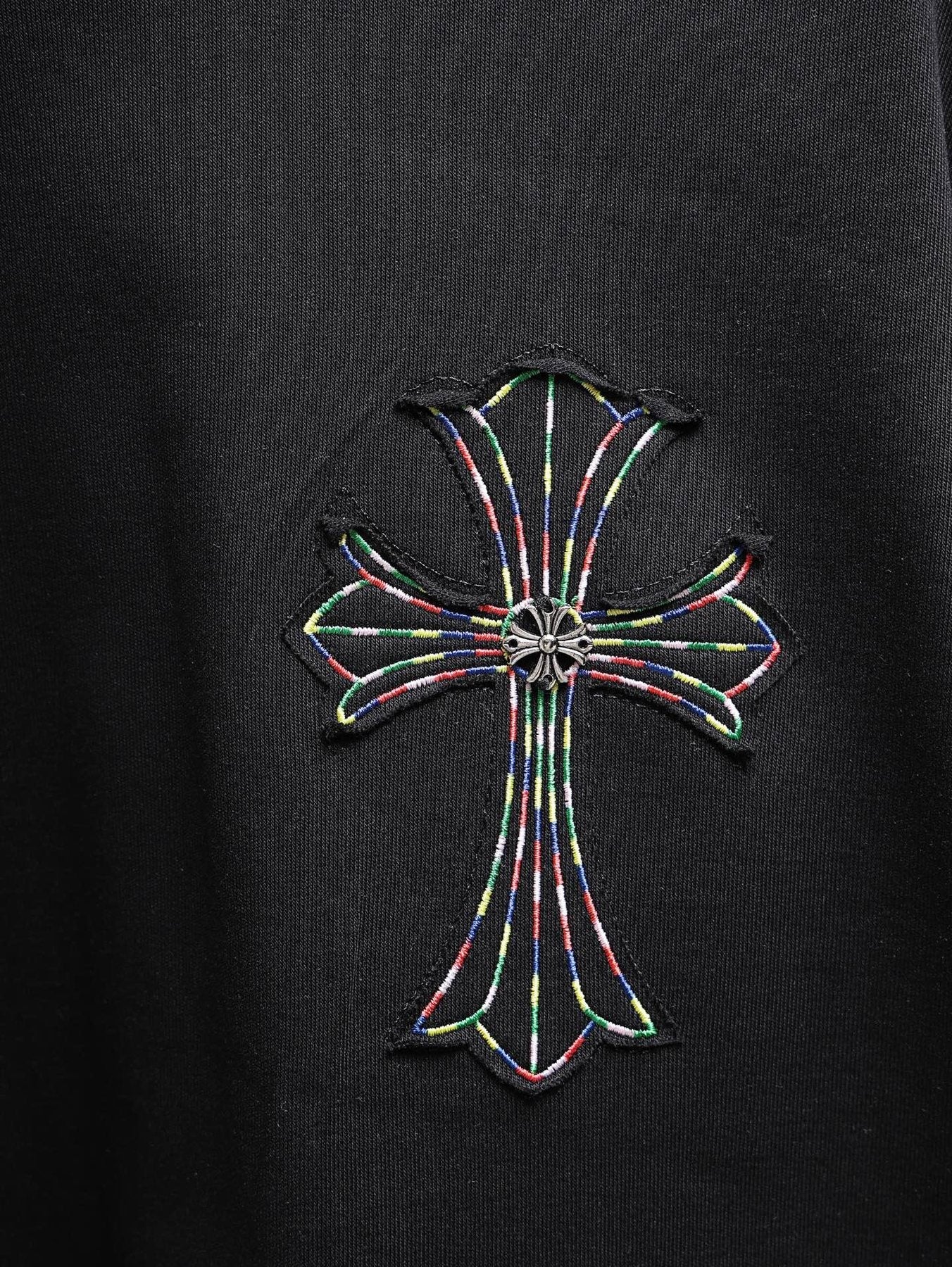 Chrome Hearts Ornate Cross Graphic T-Shirt — detail