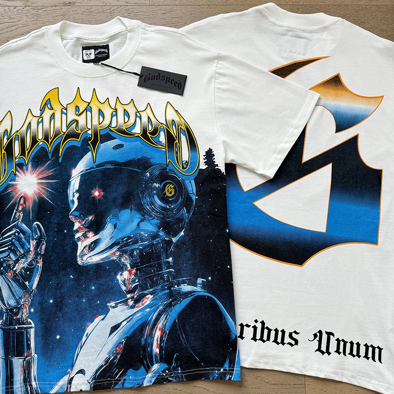 Godspeed Robot Graphic T-Shirt — context