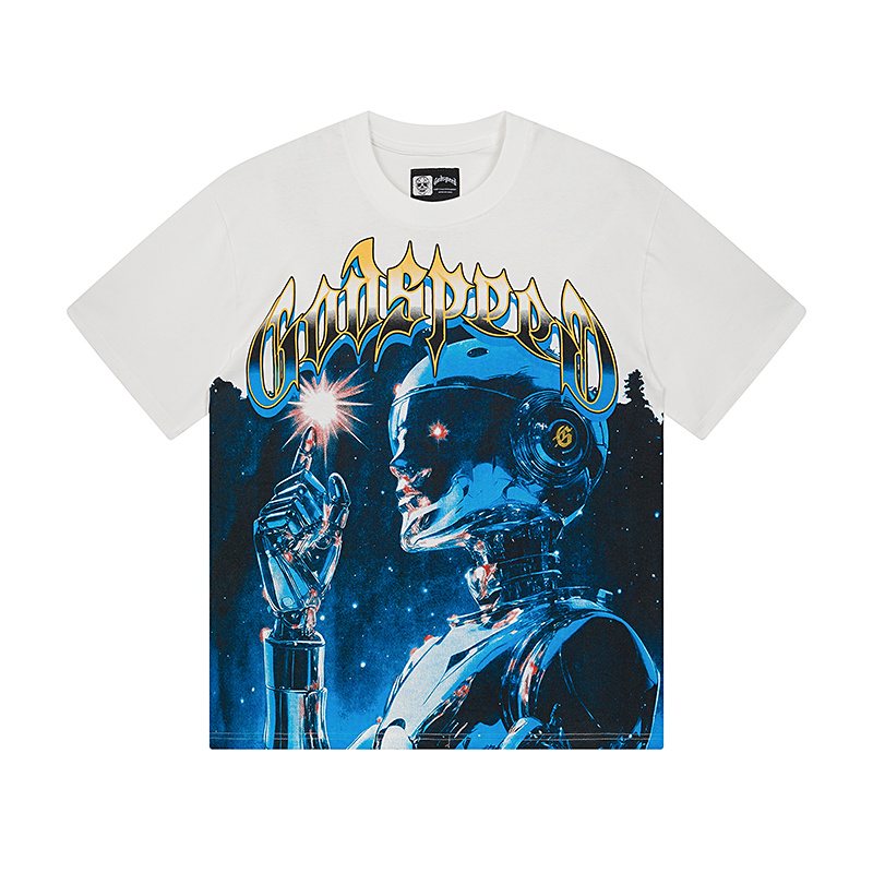 Godspeed Robot Graphic T-Shirt — front