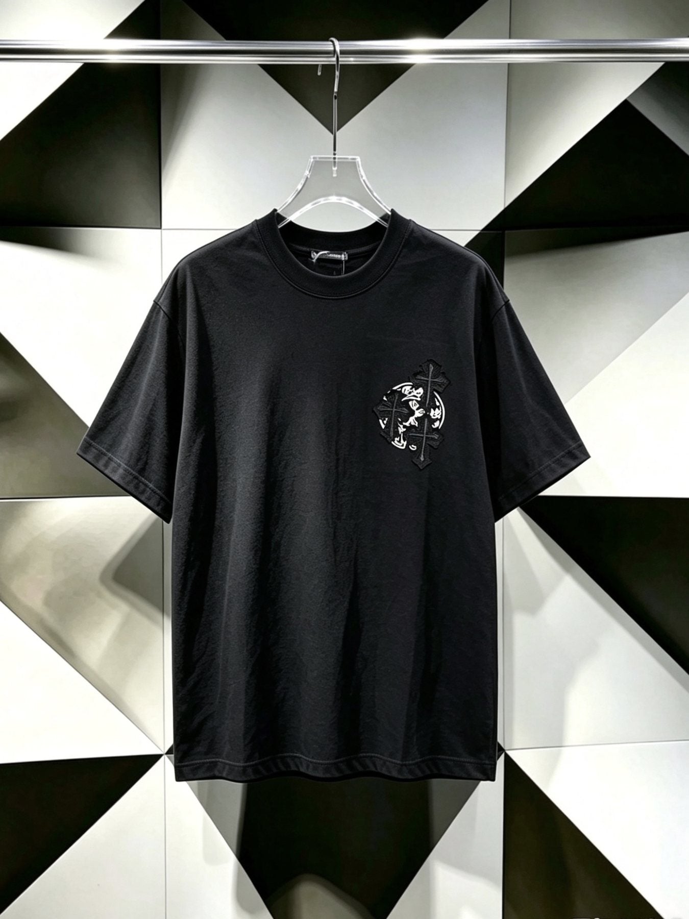 Chrome Hearts Cross Floral Graphic T-Shirt — hero