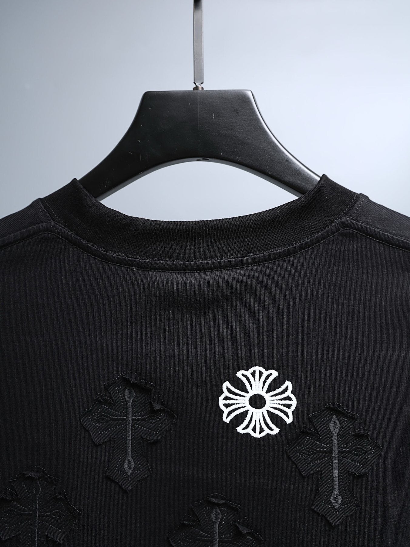 Chrome Hearts Cross Floral Graphic T-Shirt — detail