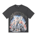 MIXED EMOTION Studded Angel Graphic T-Shirt — hero