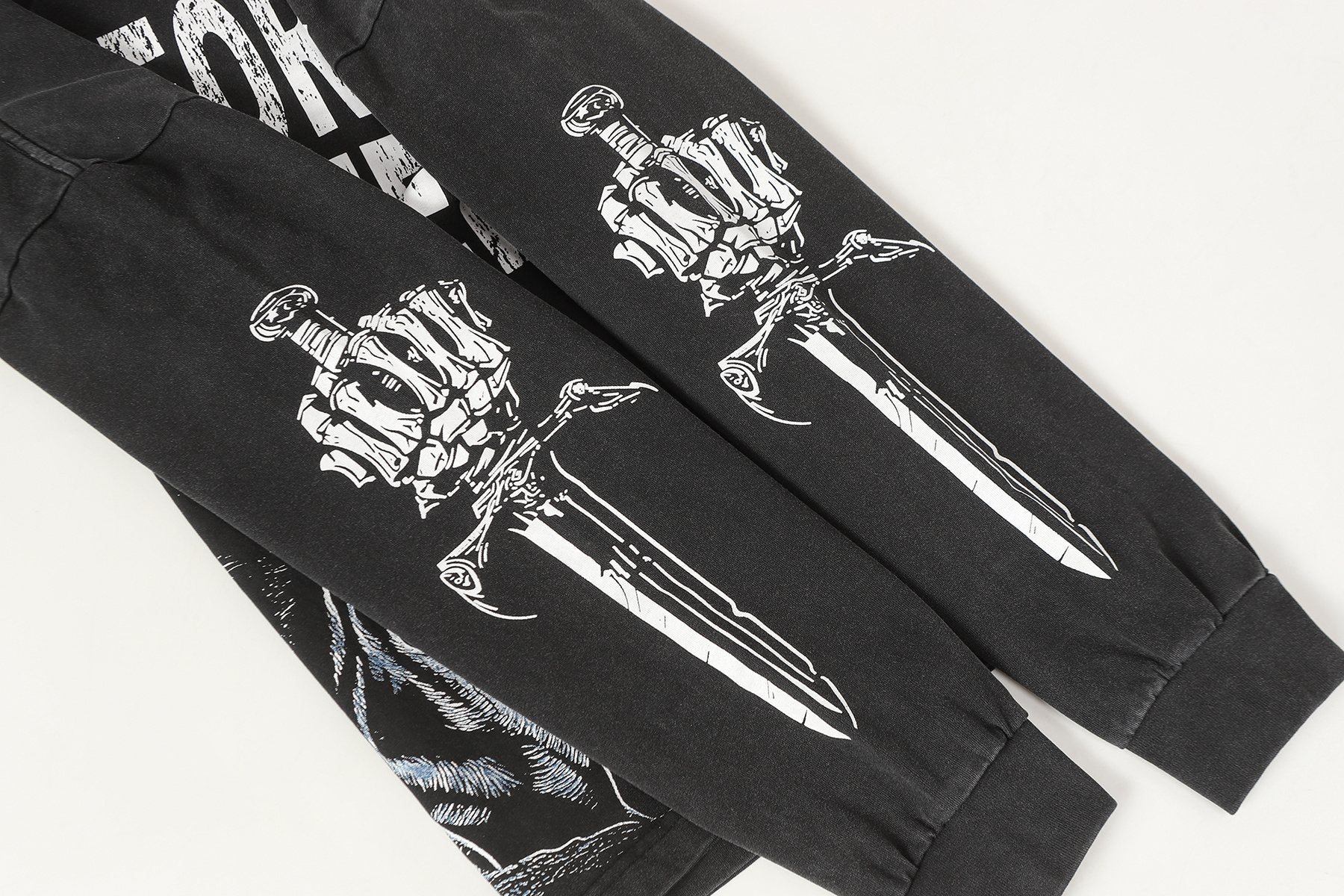 Godspeed Dog Moon Graphic Long-Sleeve T-Shirt — detail
