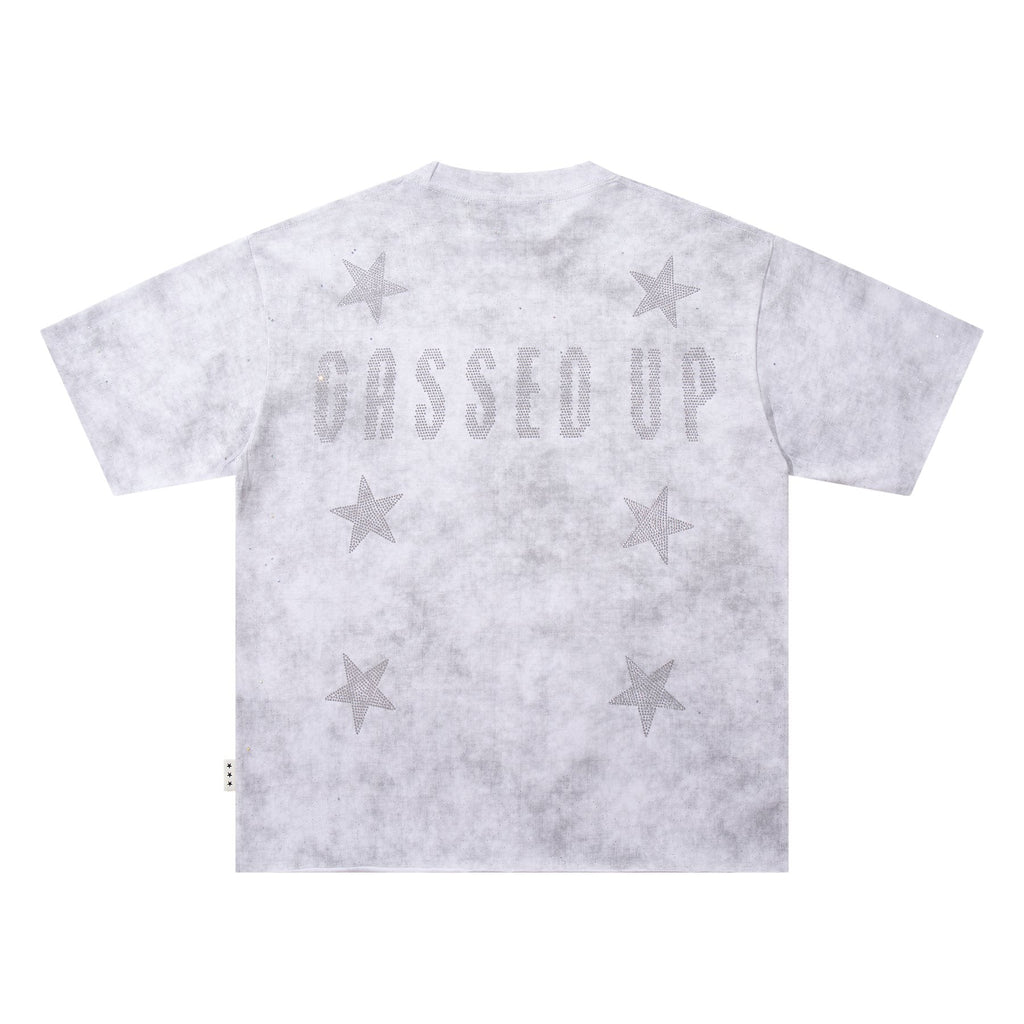 BKYS Revival Gassed Rhinestone Graphic T-Shirt — back