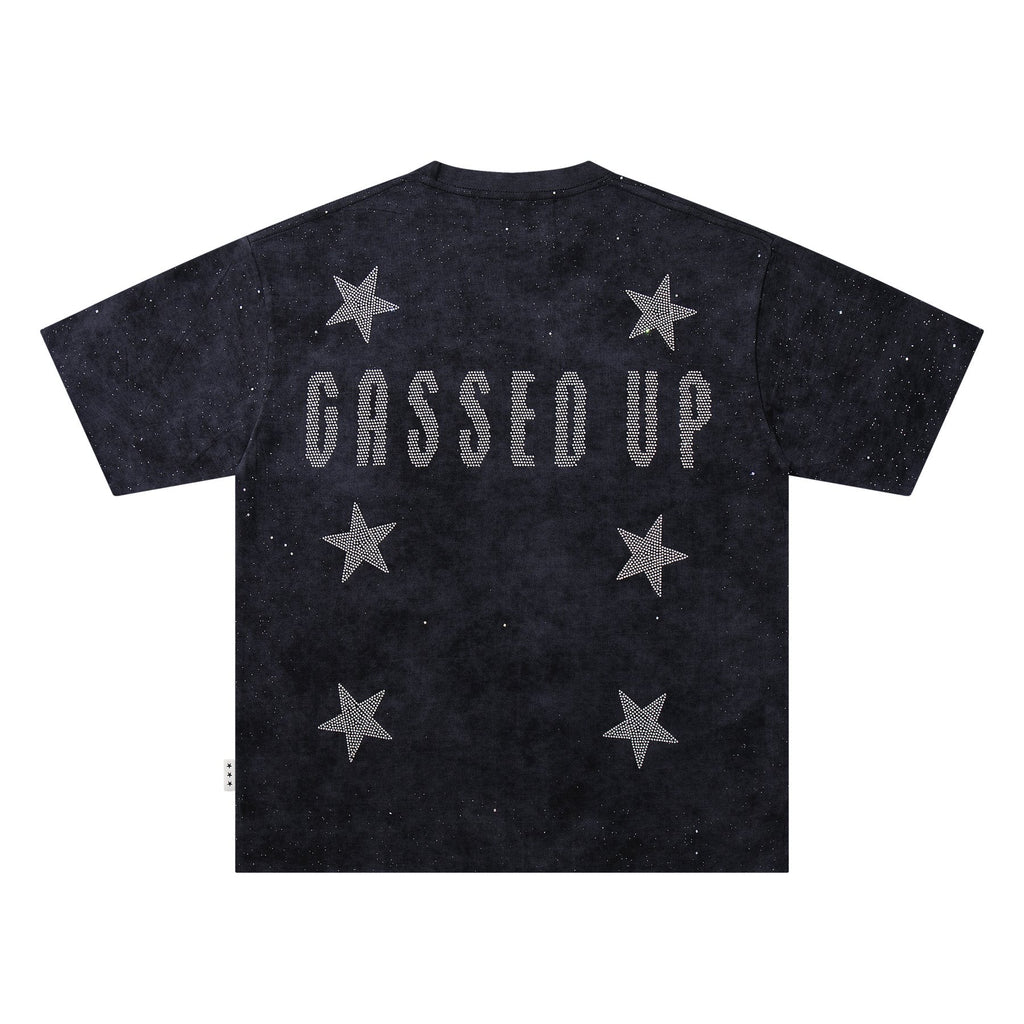 BKYS Revival Gassed Rhinestone Graphic T-Shirt — back