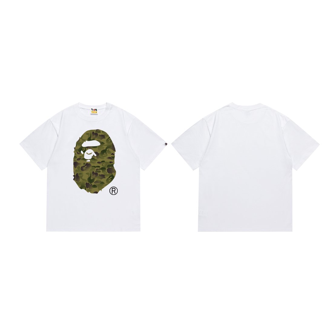 BAPE Camo Ape-Head Graphic T-Shirt — front
