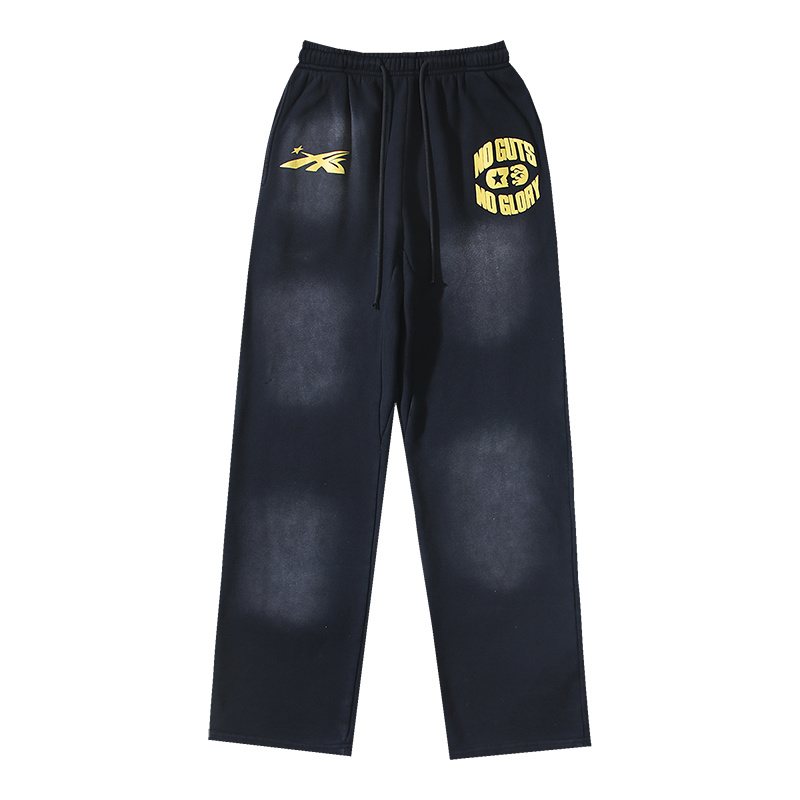 Hellstar No Guts No Glory Straight-Leg Sweatpants — front