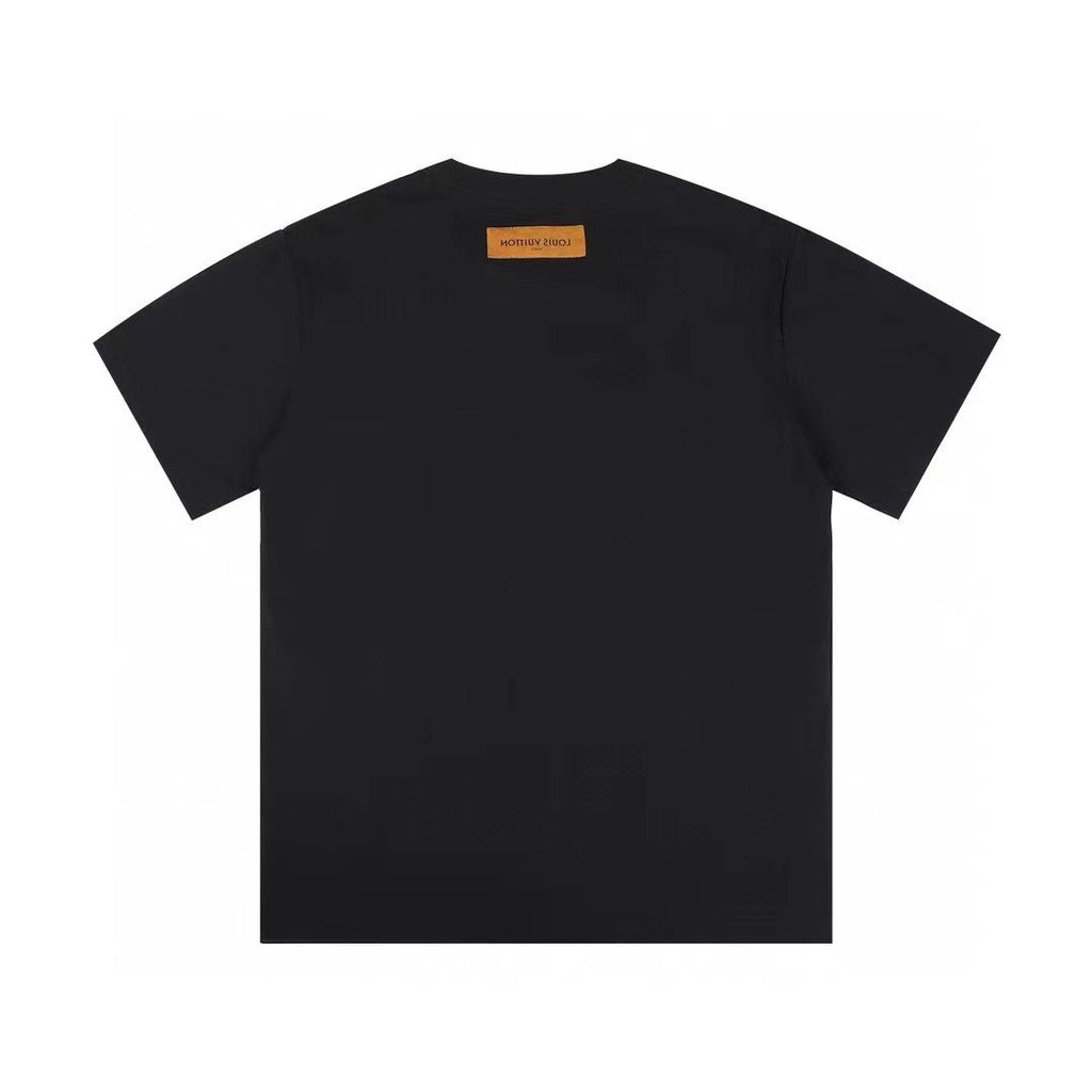 Supreme LV-Style Graffiti Graphic T-Shirt — back