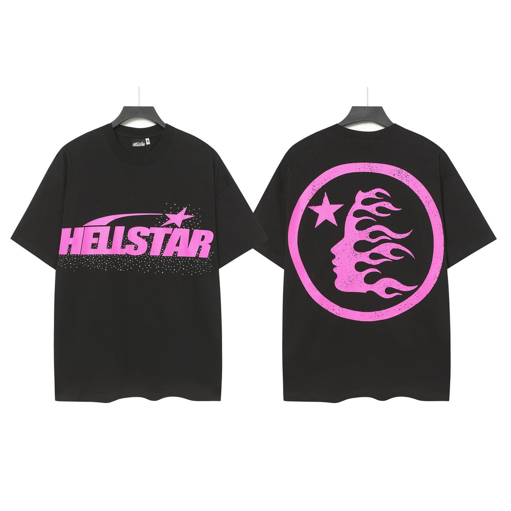 Hellstar Star Flame Rhinestone-Style Graphic T-Shirt — hero
