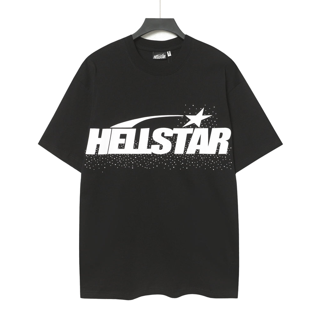 Hellstar Star Flame Rhinestone-Style Graphic T-Shirt — hero