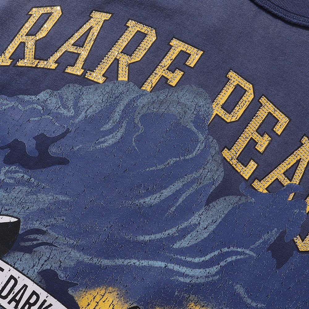 RARE PEACE SOS Wave Graphic T-Shirt — detail