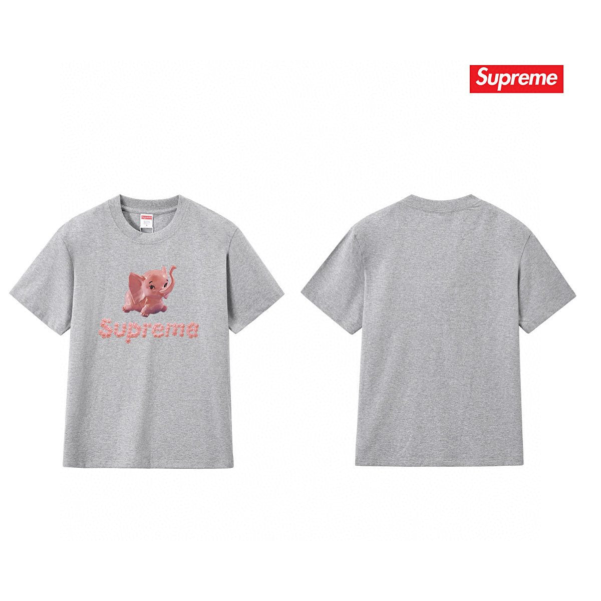 Supreme Elephant Graphic T-Shirt — back