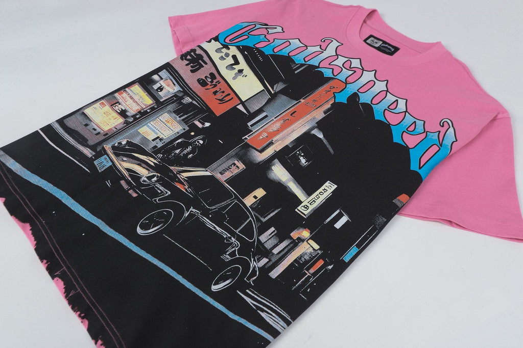 Godspeed Street Car Graphic T-Shirt — front
