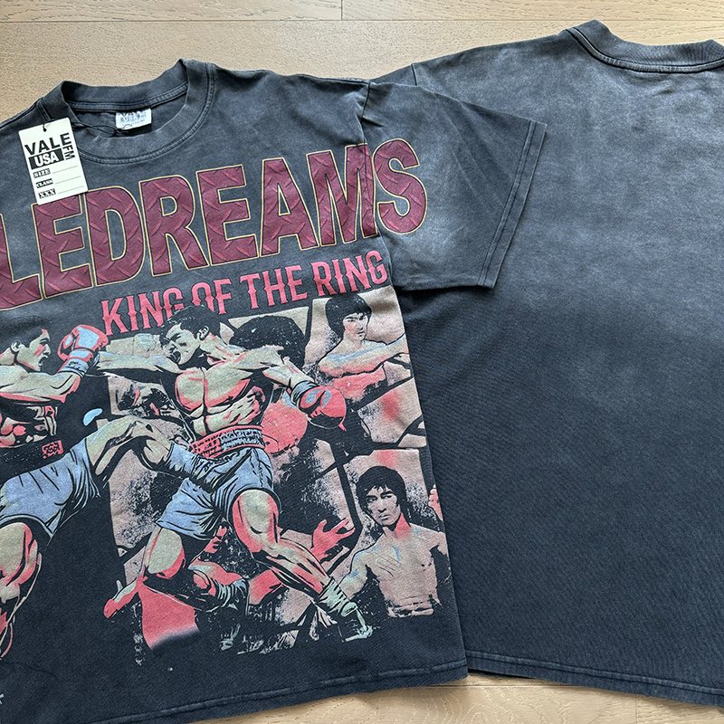 VALE USA King of the Ring Boxing Graphic T-Shirt — context