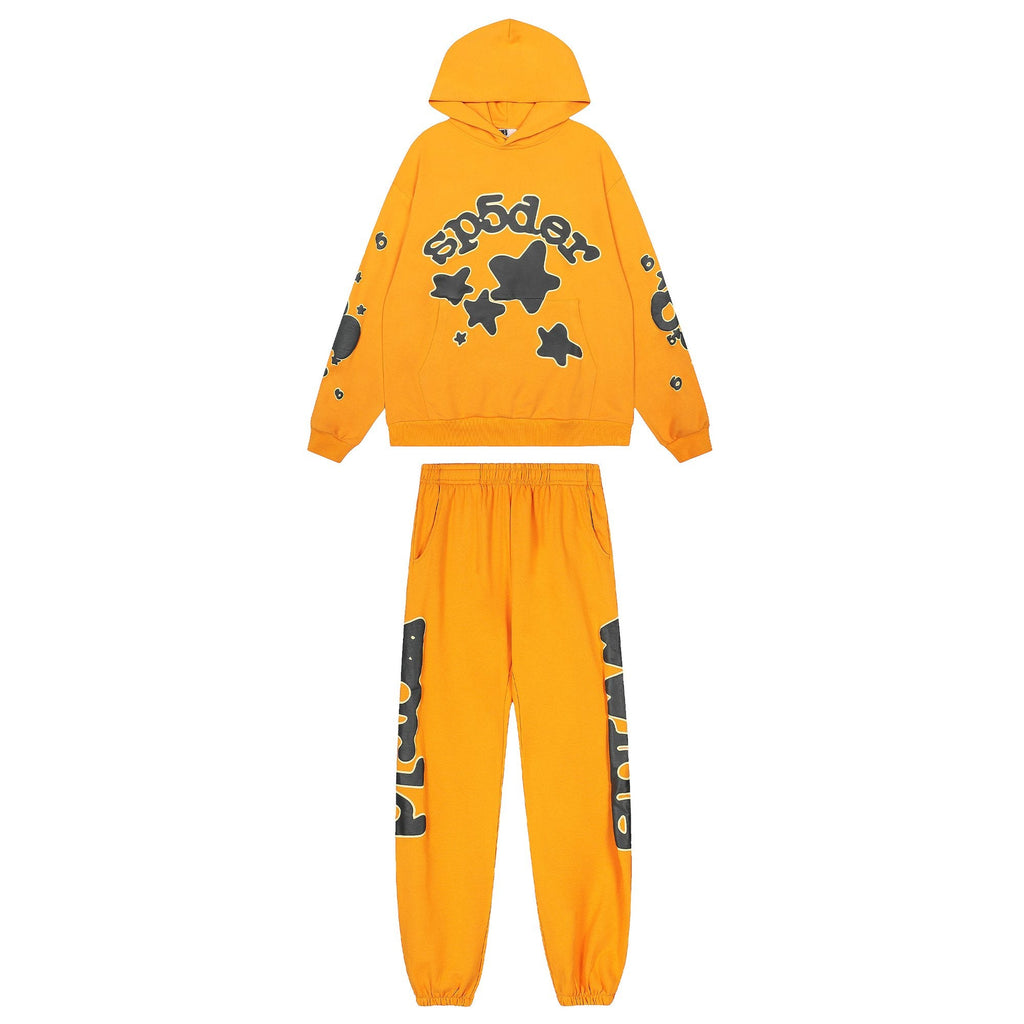 Sp5der Star Graphic Hoodie & Jogger Matching Set — hero