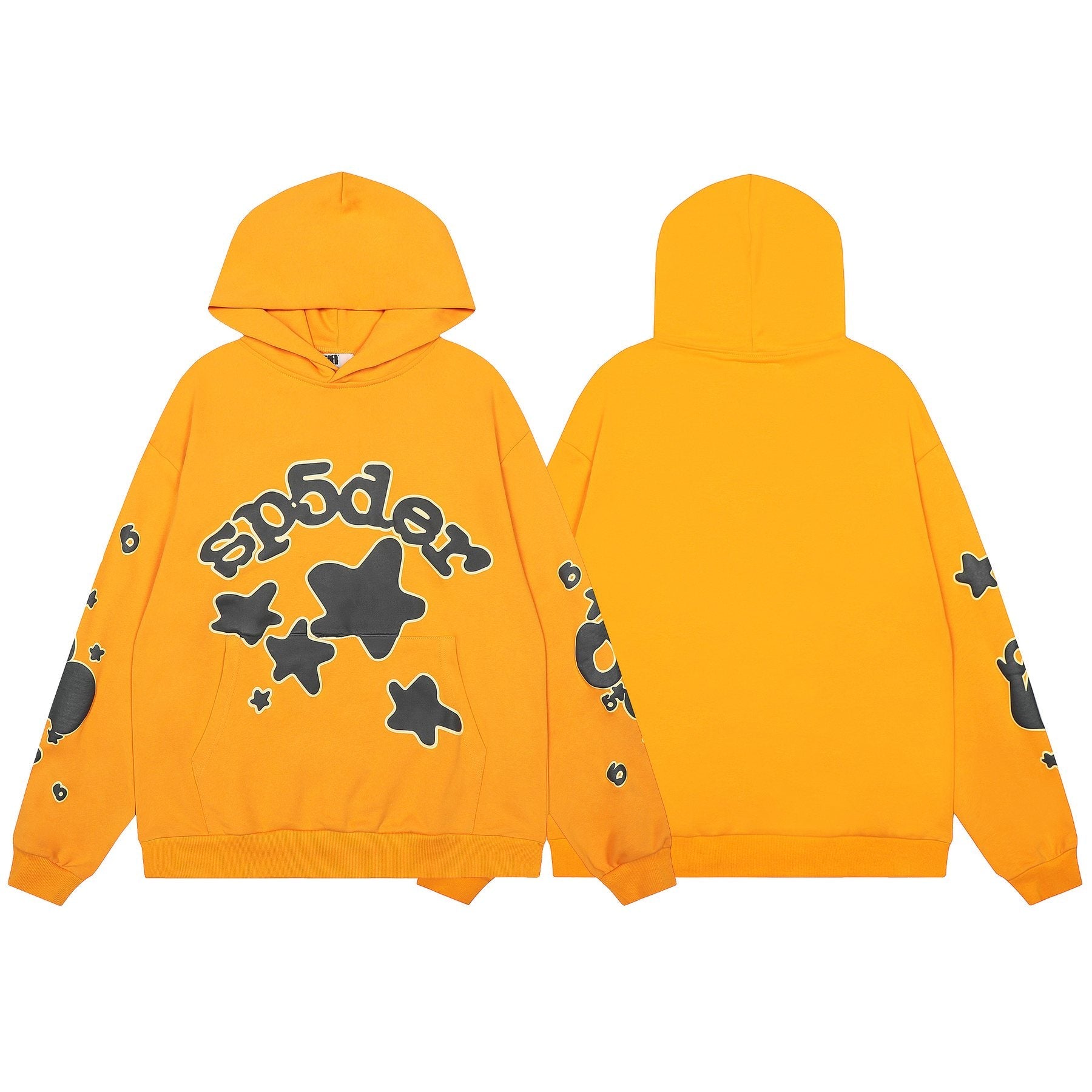 Sp5der Star Graphic Hoodie & Jogger Matching Set — front