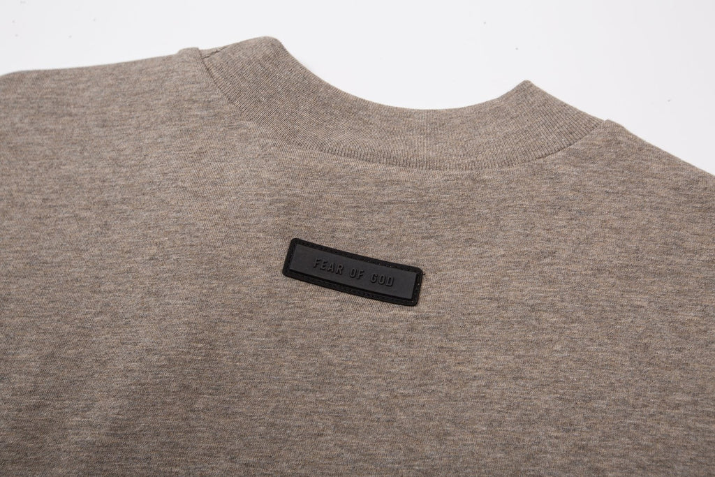 Fear of God Essentials Rectangular Patch Oversized T-Shirt — detail