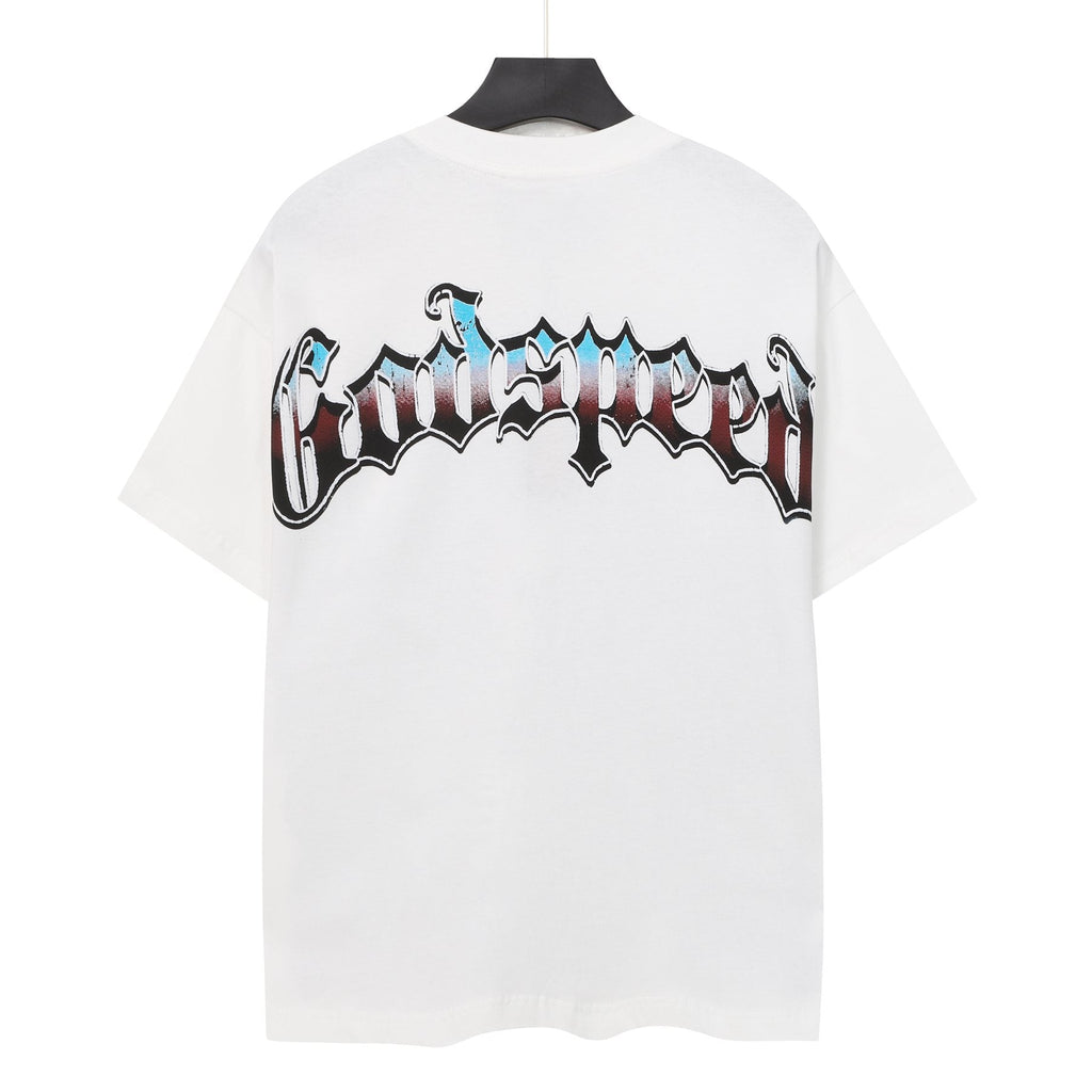 Godspeed Astronaut Floral Graphic T-Shirt — back