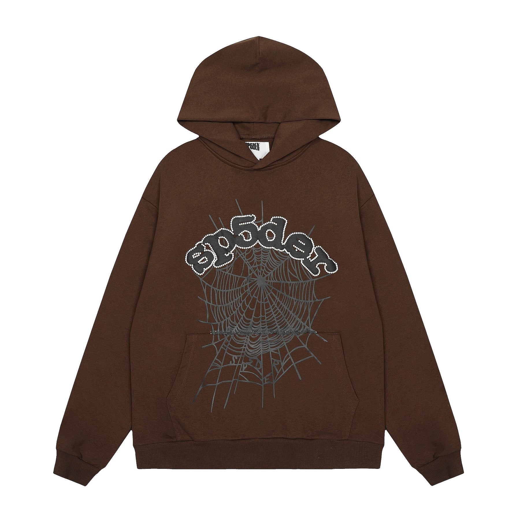 Sp5der Spiderweb Graphic Pullover Hoodie — hero