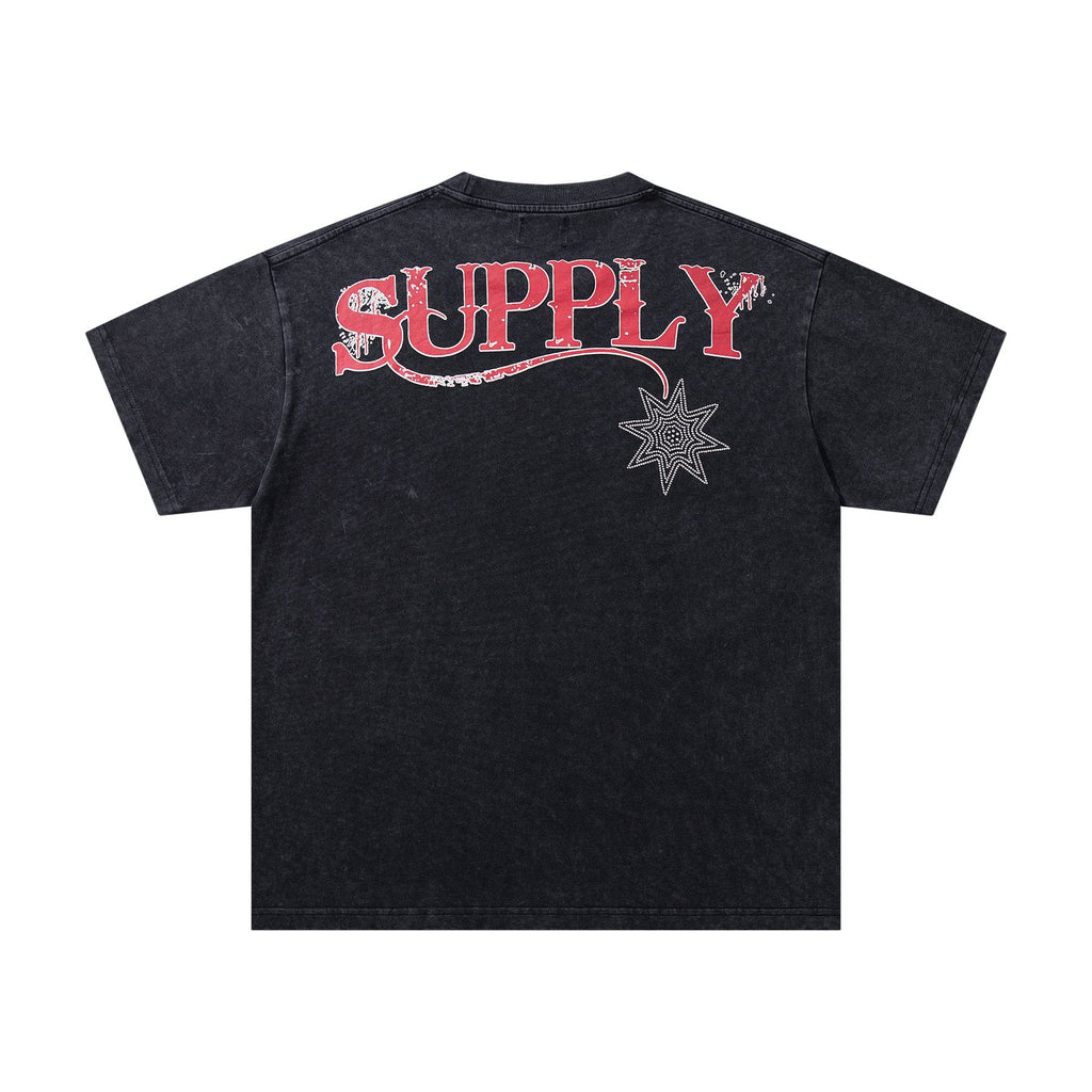 SUPPLY TEE Western Rider Graphic Short-Sleeve T-Shirt — back