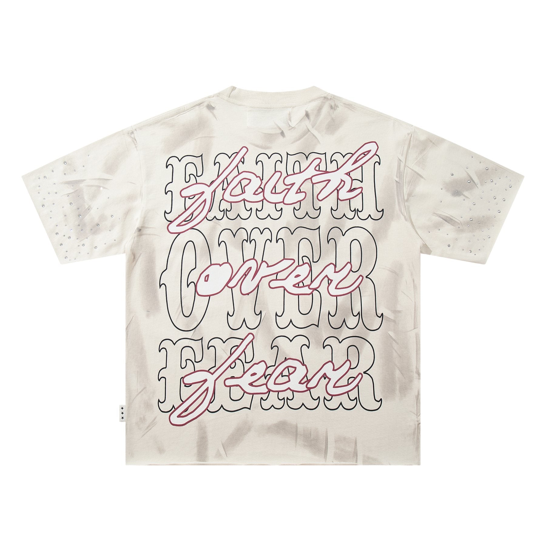 BKYS Revival Rhinestone Portrait Graphic T-Shirt — back
