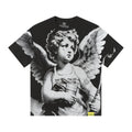 THAT'S A AWFUL LOT OF COUGH SYRUP Angel Gothic Text Graphic T-Shirt — hero