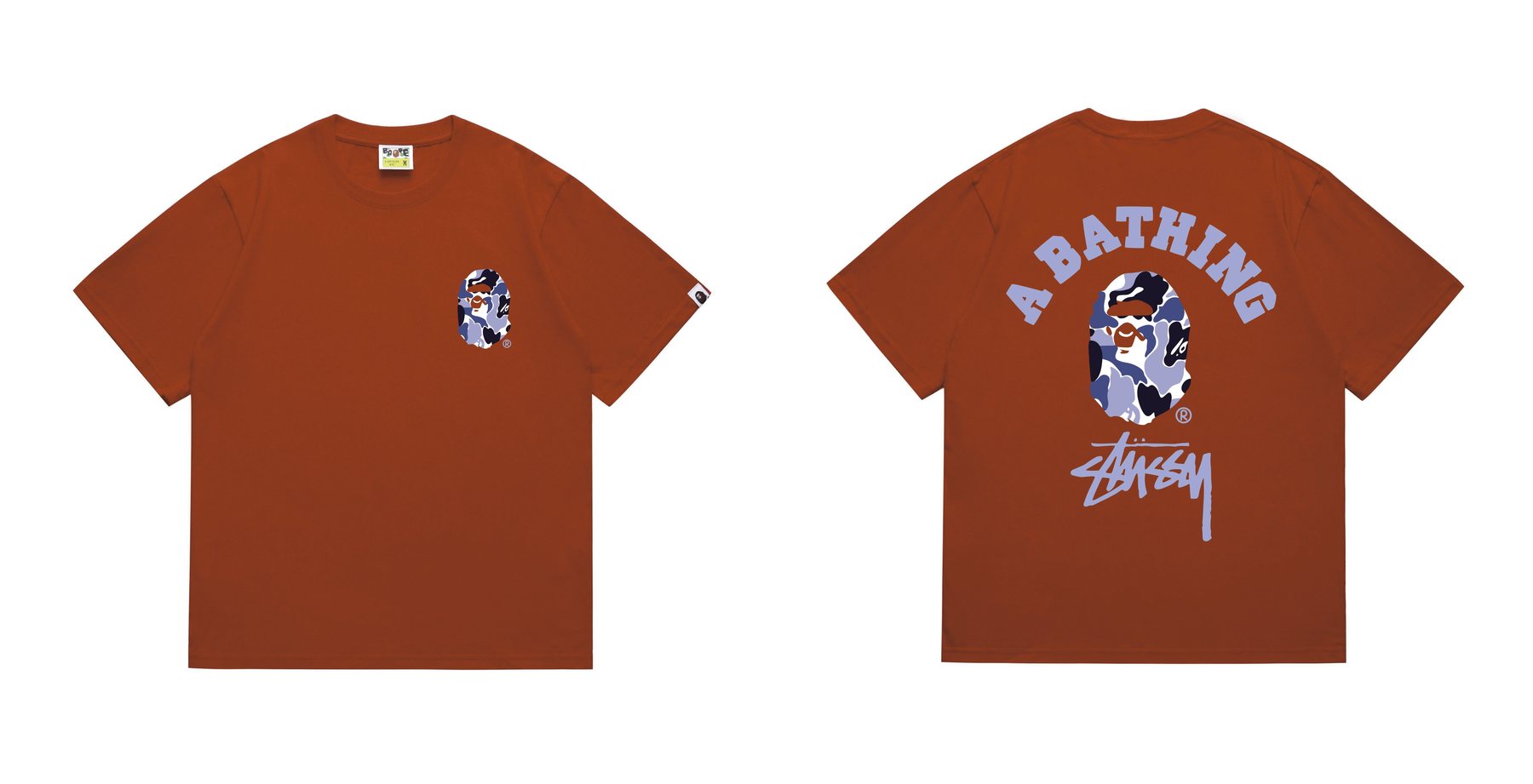 BAPE Ape-Head Back Graphic T-Shirt — front