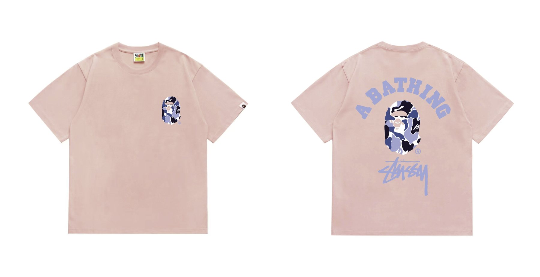 BAPE Ape-Head Back Graphic T-Shirt — front