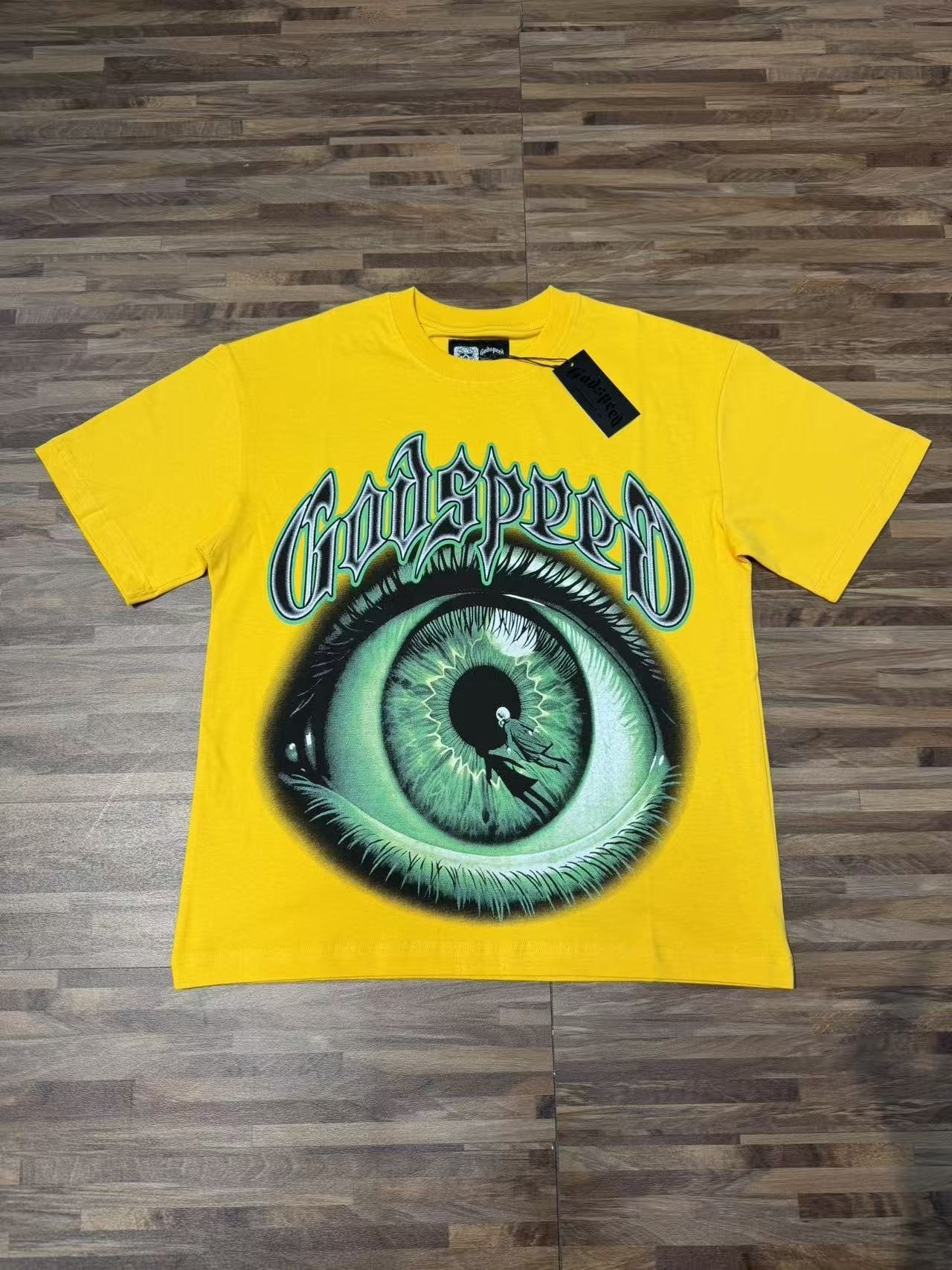 Godspeed Out of Many One Eye Graphic T-Shirt — front