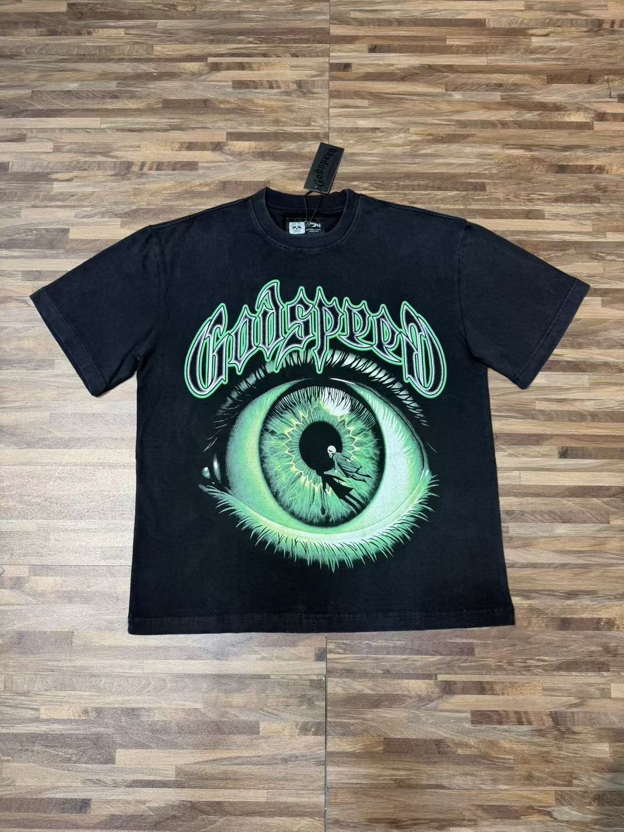 Godspeed Out of Many One Eye Graphic T-Shirt — front