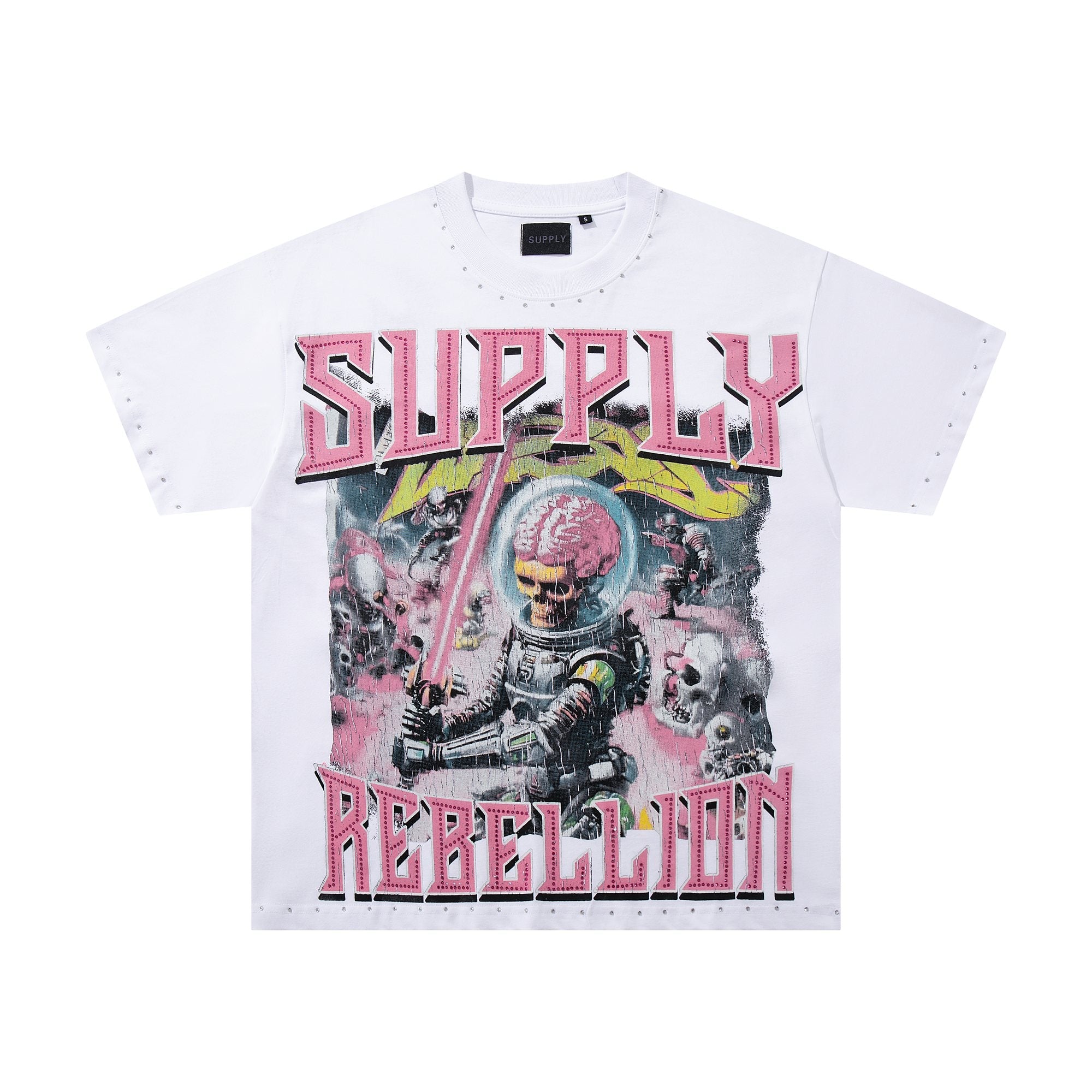 SUPPLY TEE Rebellion Astronaut Graphic T-Shirt — hero