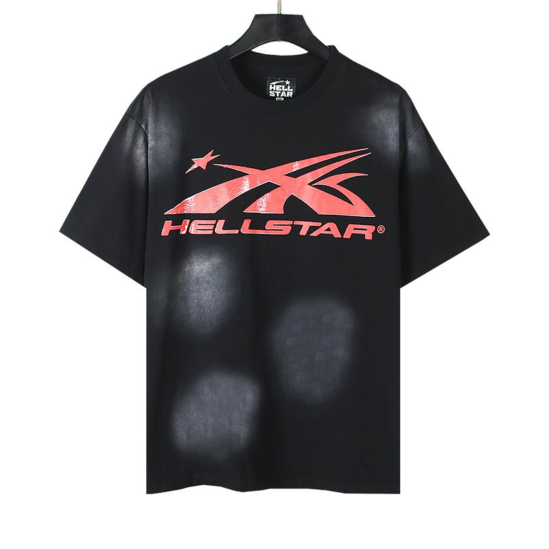 Hellstar Flame Head Star Graphic T-Shirt — hero