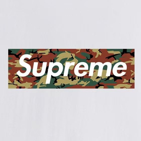 Supreme Camo Box Logo Graphic T-Shirt — detail