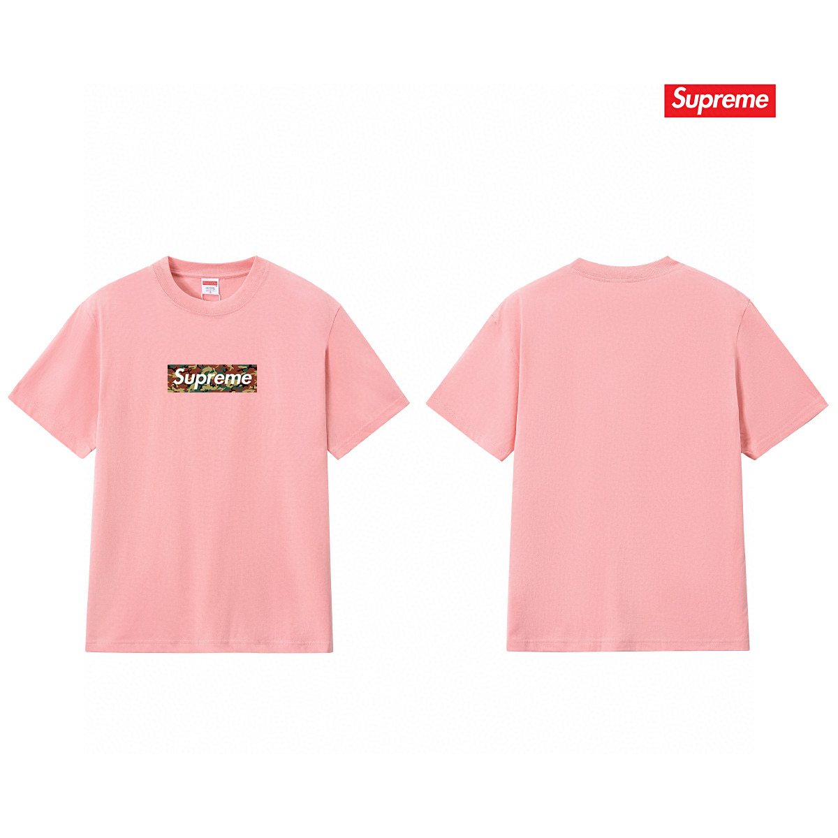 Supreme Camo Box Logo Graphic T-Shirt — back