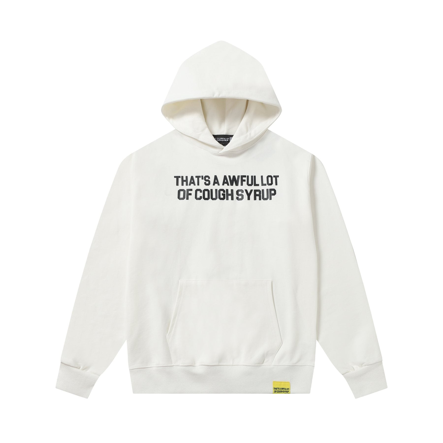 THAT'S A AWFUL LOT OF COUGH SYRUP Angel Tears Graphic Hoodie — front