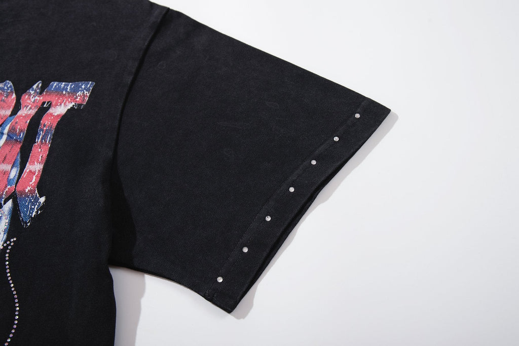 SUPPLY TEE Holy Spirit Rhinestone Graphic T-Shirt — detail