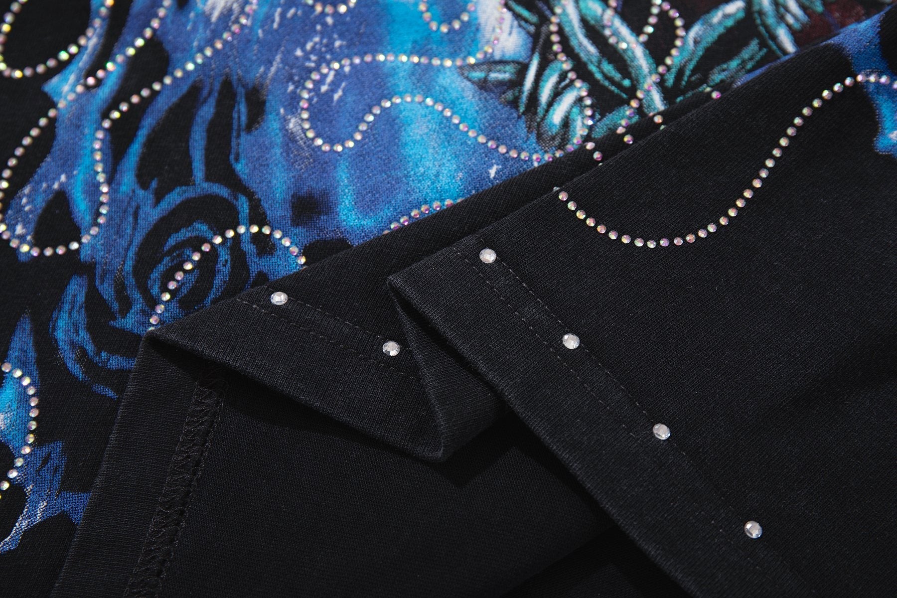 SUPPLY TEE Holy Spirit Rhinestone Graphic T-Shirt — detail