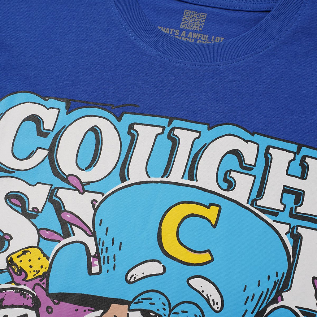 THAT'S A AWFUL LOT OF COUGH SYRUP Cartoon Graphic T-Shirt — detail