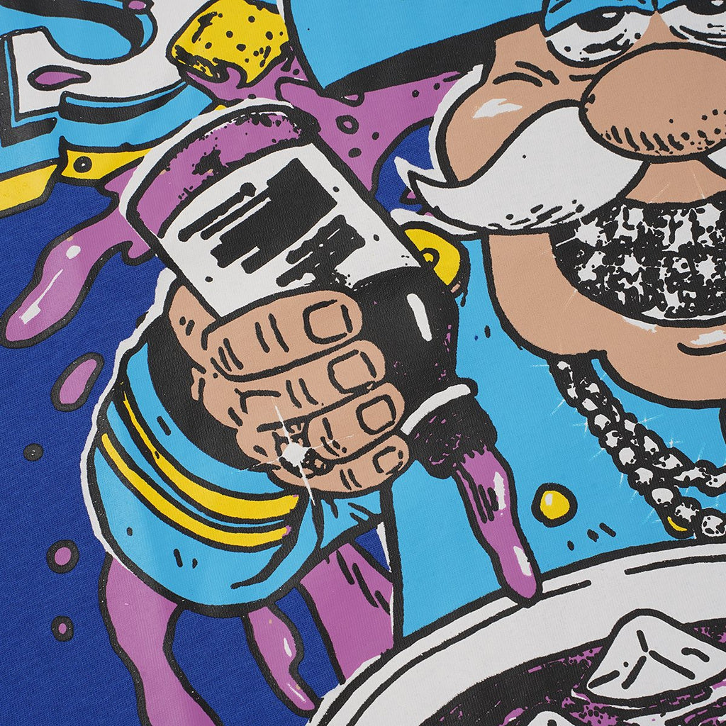 THAT'S A AWFUL LOT OF COUGH SYRUP Cartoon Graphic T-Shirt — detail