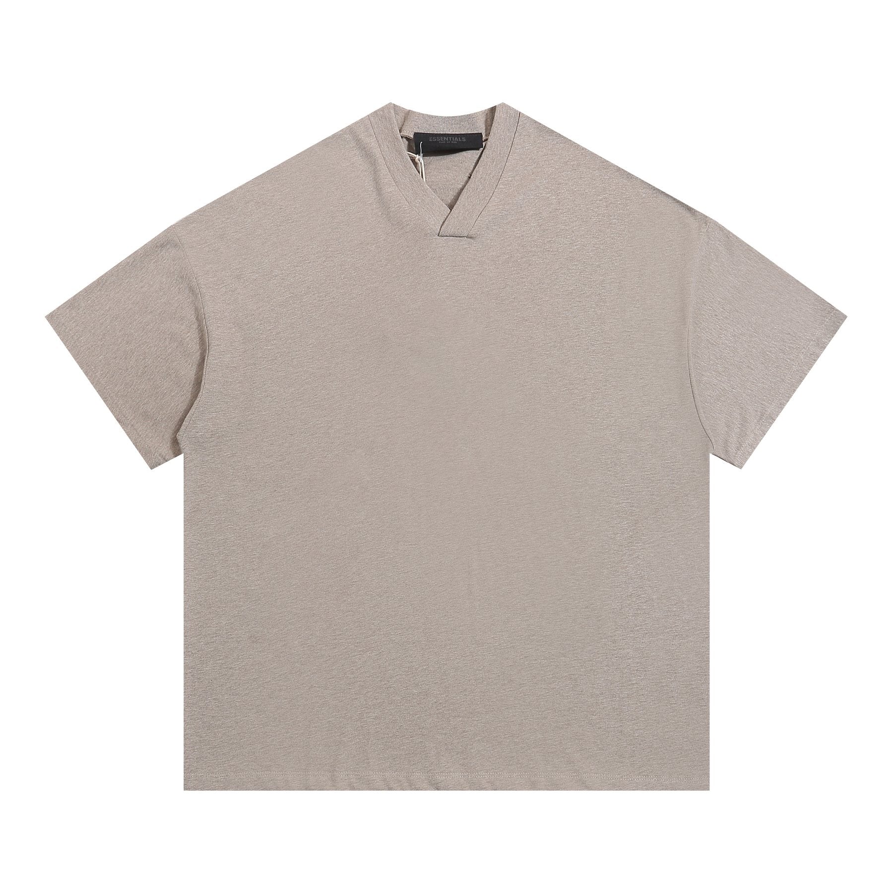 ESSENTIALS V-Notch Back Wordmark T-Shirt — front