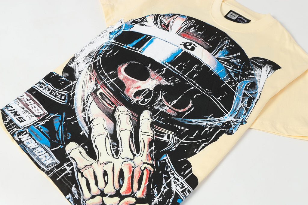 Godspeed Racing Skull Graphic T-Shirt — detail