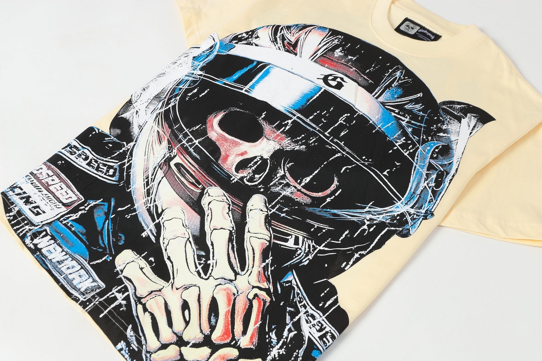 Godspeed Racing Skull Graphic T-Shirt — detail