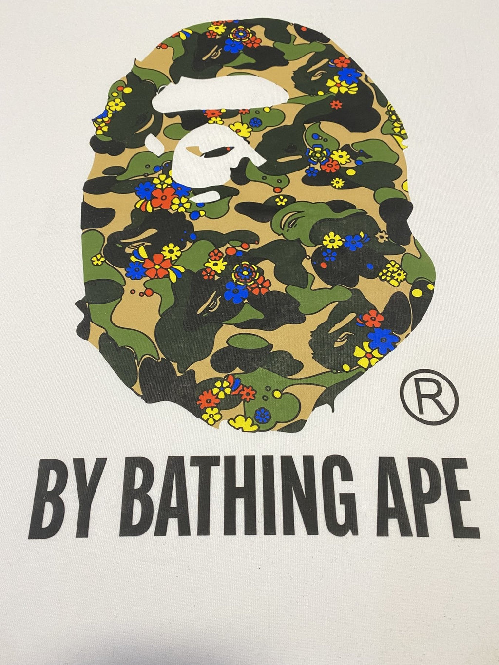 BAPE Camo Ape-Head Graphic Short-Sleeve T-Shirt — detail
