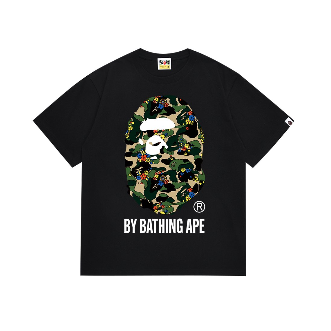 BAPE Camo Ape-Head Graphic Short-Sleeve T-Shirt — front
