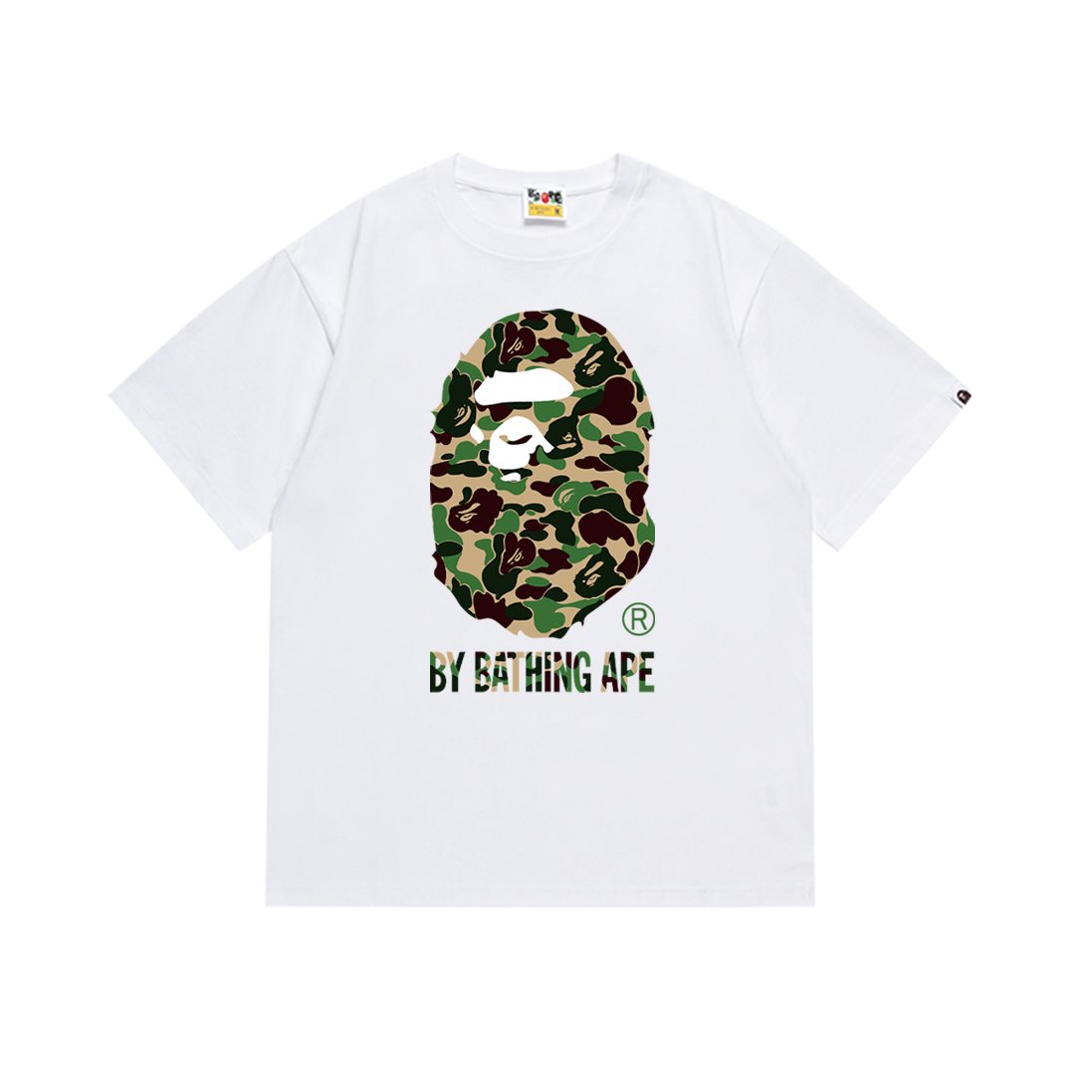 BAPE Camo Ape-Head Graphic Short-Sleeve T-Shirt — front