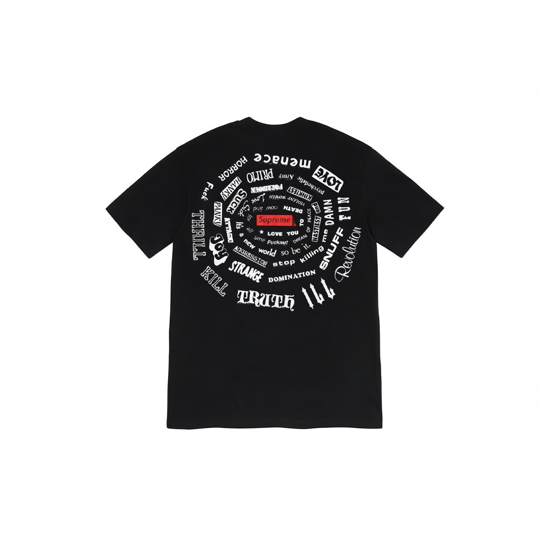 Supreme Spiral Graphic T-Shirt — back