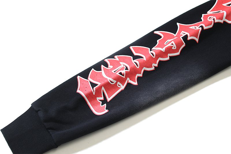 Hellstar Fiery Star Graphic Pullover Hoodie — detail
